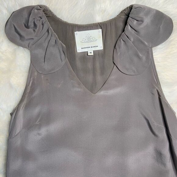 Silk Tan Blouse - Picture 2 of 4